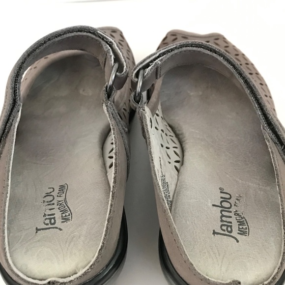 JAMBU Journey Encore Wedge Heel Sandals Leather Tan Women’s Size 6 - Picture 7 of 16